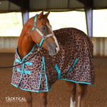 Load image into Gallery viewer, TACKTICAL™ LEOPARD &amp; TURQUOISE 1200D TURNOUT SHEET (NEW)
