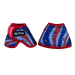 Load image into Gallery viewer, AMERICAN BLAZE WITH SPARKLE VELCRO BELL BOOTS