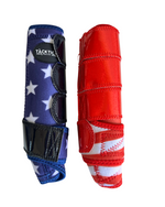 Load image into Gallery viewer, AMERICAN FLAG WITH SPARKLE VELCRO SPLINT BOOT (PAIR)
