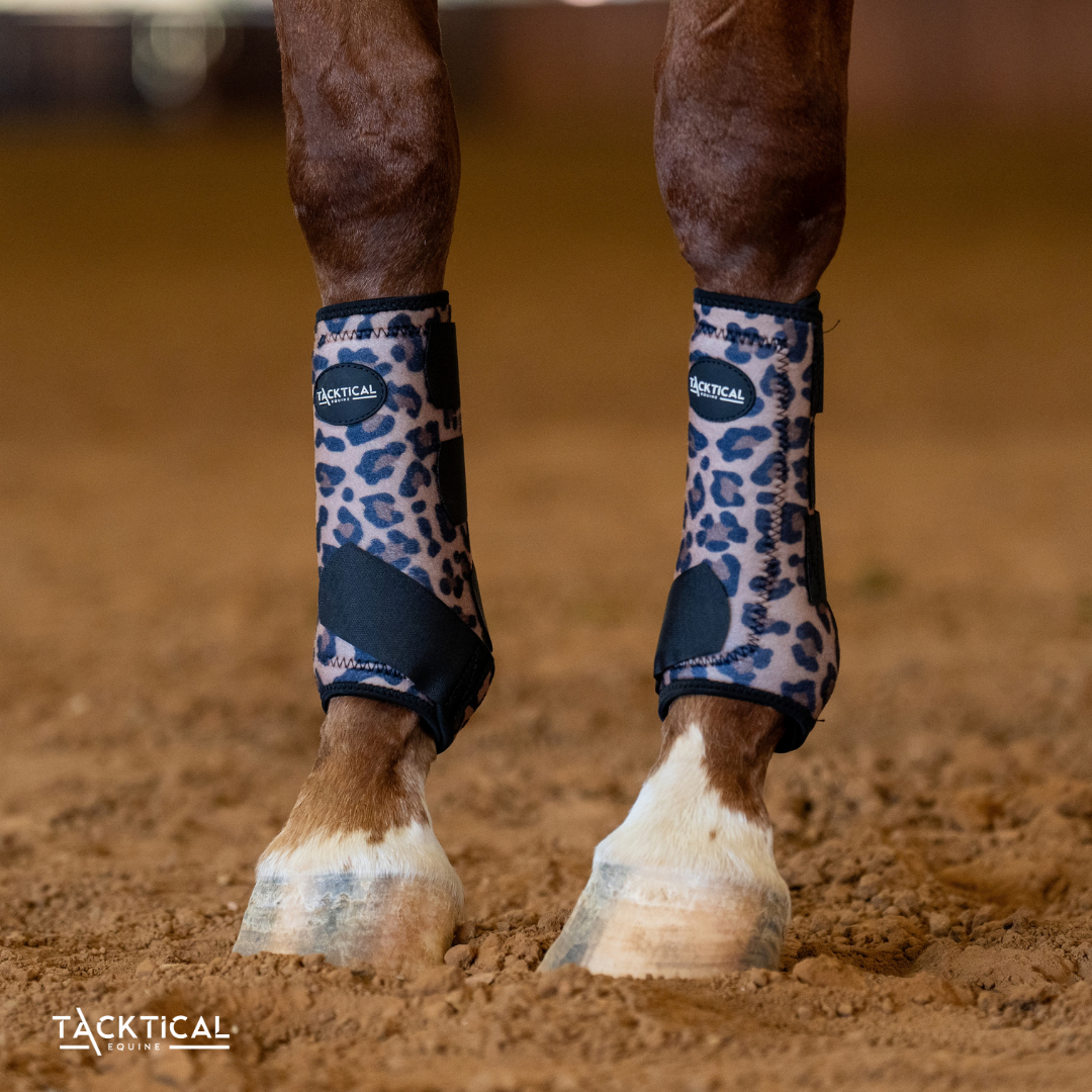 LEOPARD SPLINT BOOTS (PAIR)