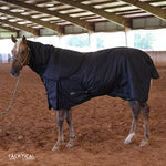 Load image into Gallery viewer, BLACK 1200D PERFECT FIT WINTER BLANKET WITH NECK
