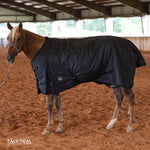 Load image into Gallery viewer, BLACK 1200D PERFECT FIT WINTER BLANKET WITH NECK
