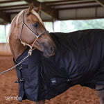 Load image into Gallery viewer, BLACK 1200D PERFECT FIT WINTER BLANKET WITH NECK
