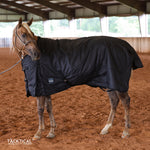 Load image into Gallery viewer, BLACK 1200D PERFECT FIT WINTER BLANKET WITH NECK
