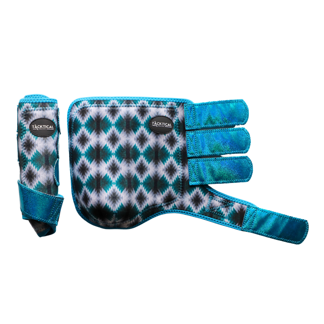 BRAYDEN WITH SPARKLE VELCRO SPLINT BOOTS (PAIR)