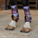 Load image into Gallery viewer, PIPER AZTEC WITH SPARKLE VELCRO SPLINT BOOTS (PAIR)