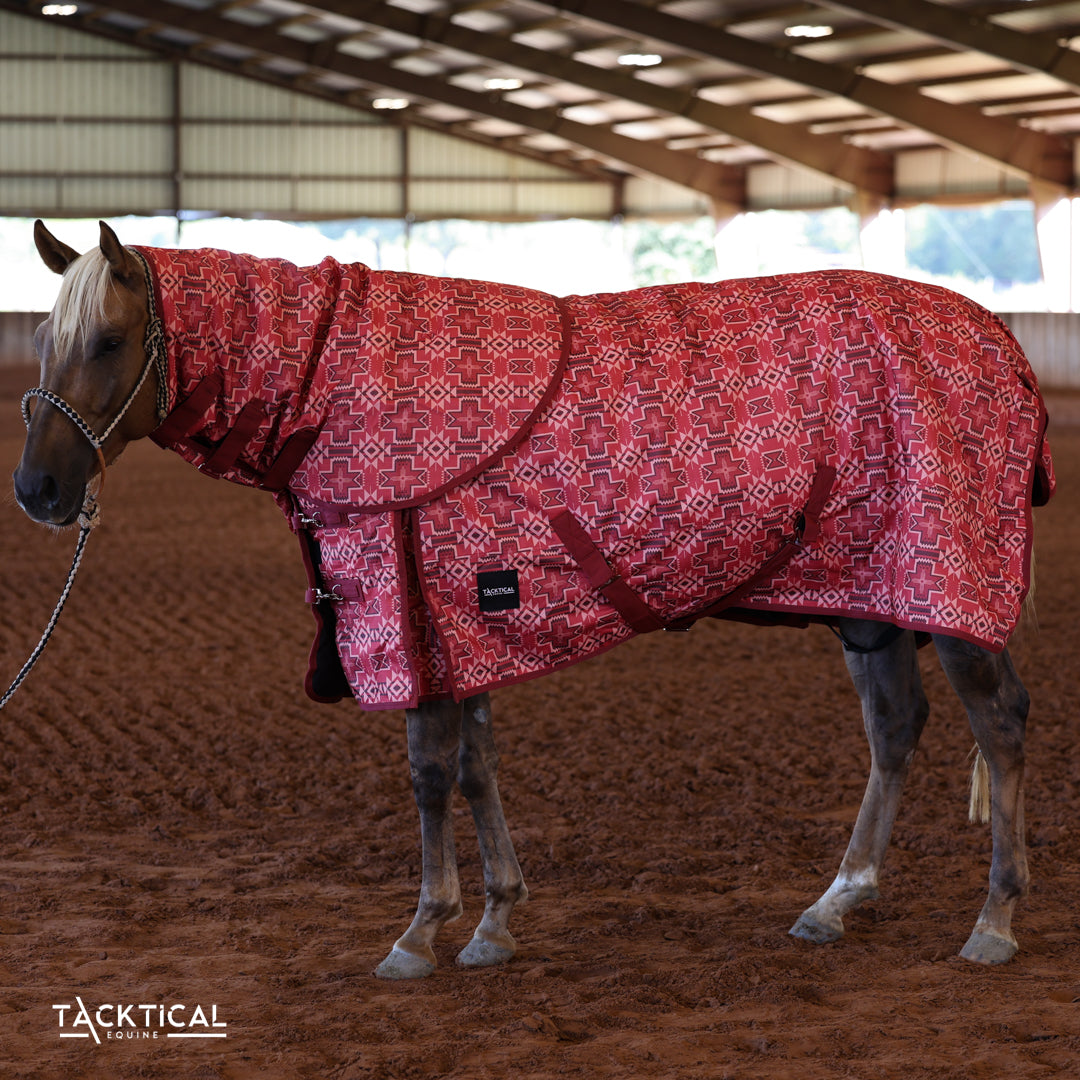 CHEYENNE AZTEC 1200D PERFECT FIT WINTER BLANKET WITH NECK