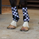 Load image into Gallery viewer, FINISH LINE  WITH SPARKLE VELCRO SPLINT BOOTS (PAIR)