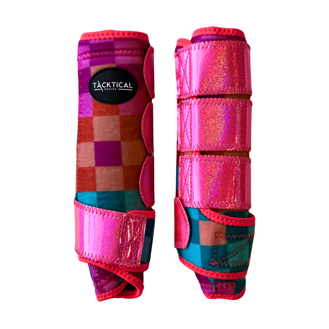 DIEGO WITH SPARKLE VELCRO SPLINT BOOTS (PAIR)