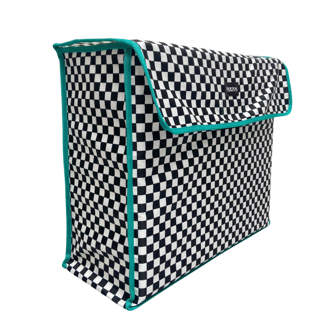 FINISH LINE & TURQUOISE STALL FRONT STORAGE BAG