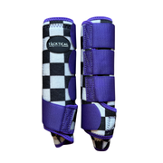 FINISH LINE & PURPLE SPLINT BOOTS (PAIR)