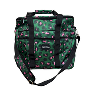 HOT SHOT LEOPARD GROOMING TOTE WITH ZIPPER