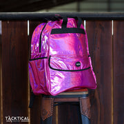 HOT PINK CHROME SPARKLE ALL AROUND BAG 2.0