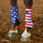 Load image into Gallery viewer, AMERICAN FLAG WITH SPARKLE VELCRO SPLINT BOOT (PAIR)
