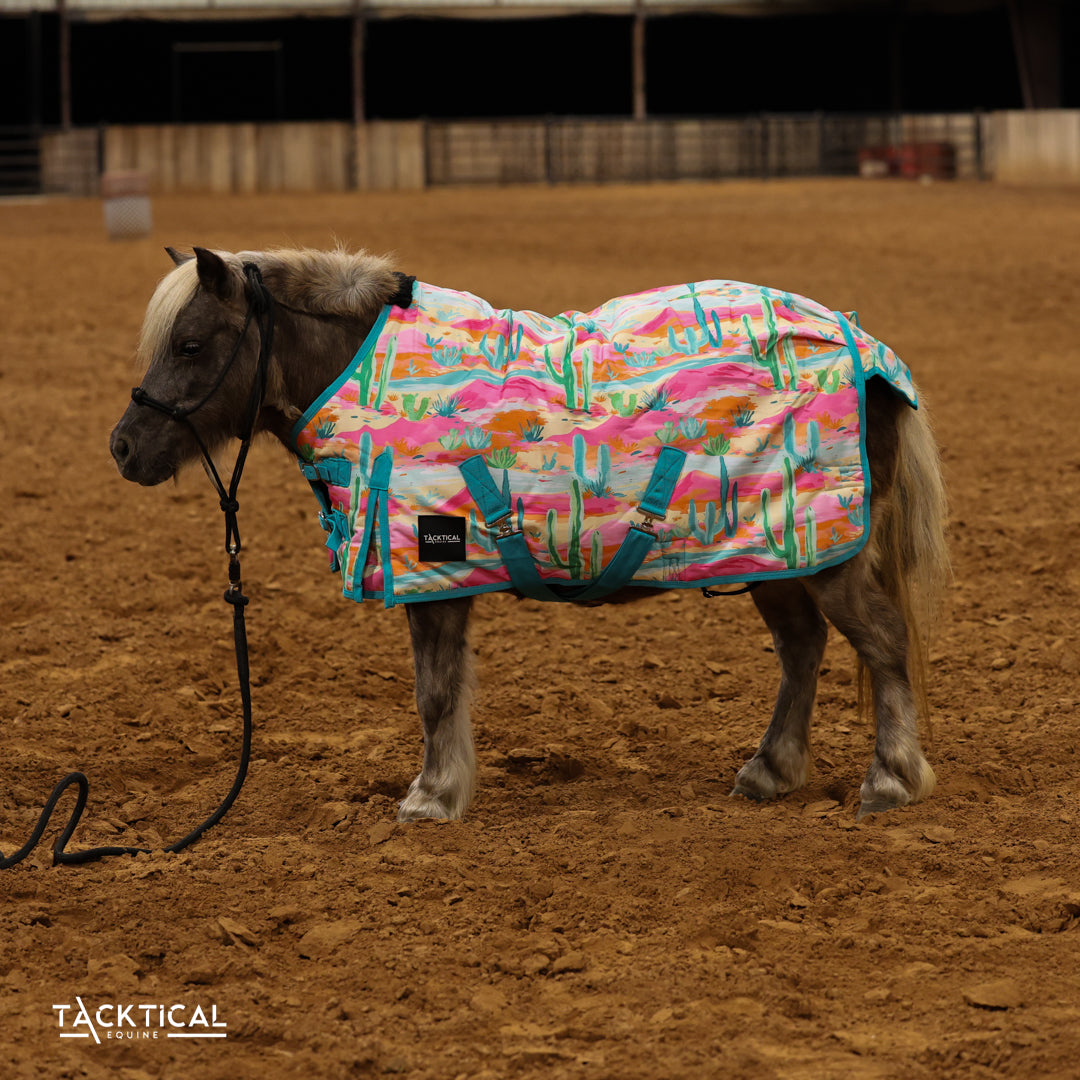 NEON CACTUS MINI/FOAL WINTER BLANKET