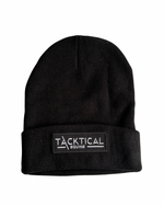 Load image into Gallery viewer, TACKTICAL PATCH BLACK BEANIE
