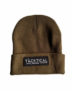 Load image into Gallery viewer, TACKTICAL PATCH OLIVE BEANIE
