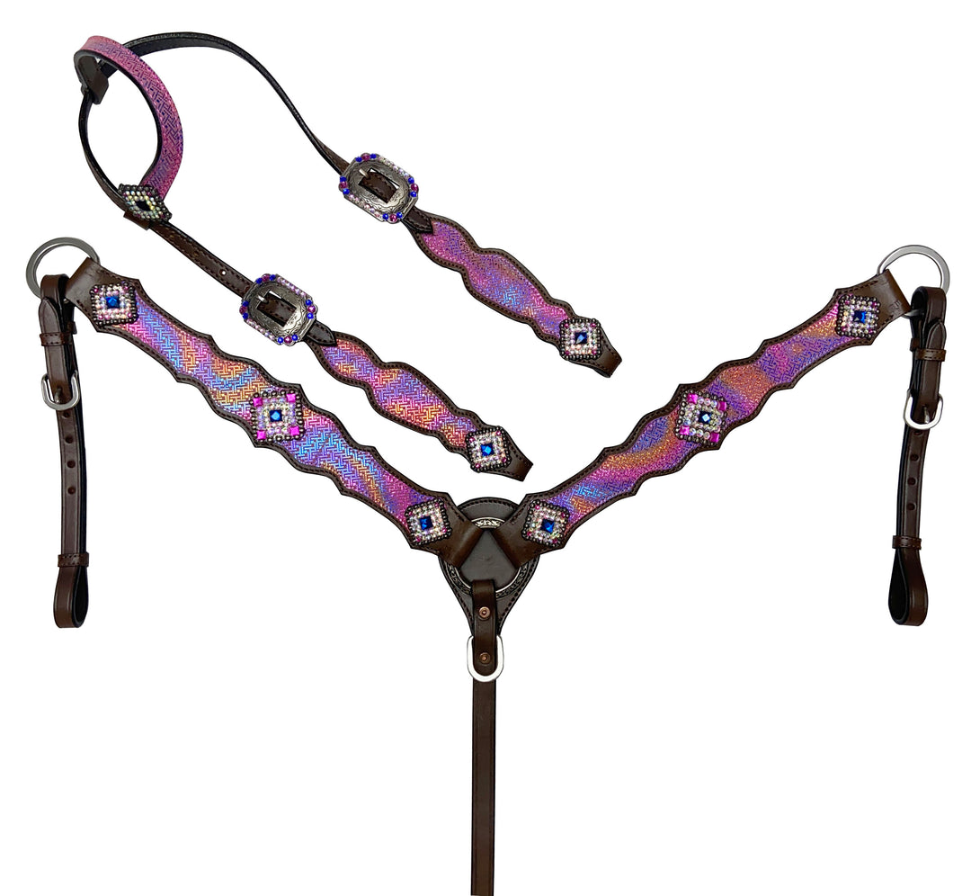 KALEIDOSCOPE LEATHER TACK SET