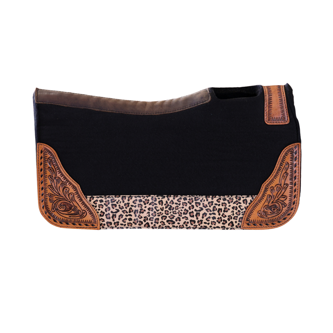 LEOPARD SADDLE PAD