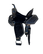 Load image into Gallery viewer, MIDNIGHT SMOKESHOW SADDLE

