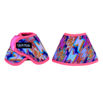 Load image into Gallery viewer, NEON LIGHTNING WITH SPARKLE VELCRO BELL BOOTS
