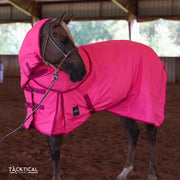 HOT PINK 1200D PERFECT FIT WINTER BLANKET WITH NECK