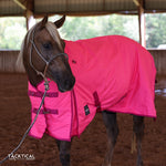 Load image into Gallery viewer, HOT PINK 1200D PERFECT FIT WINTER BLANKET WITH NECK
