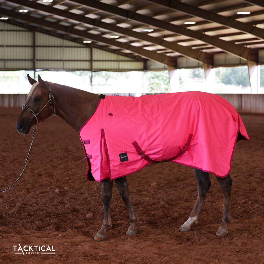 HOT PINK 1200D PERFECT FIT WINTER BLANKET WITH NECK
