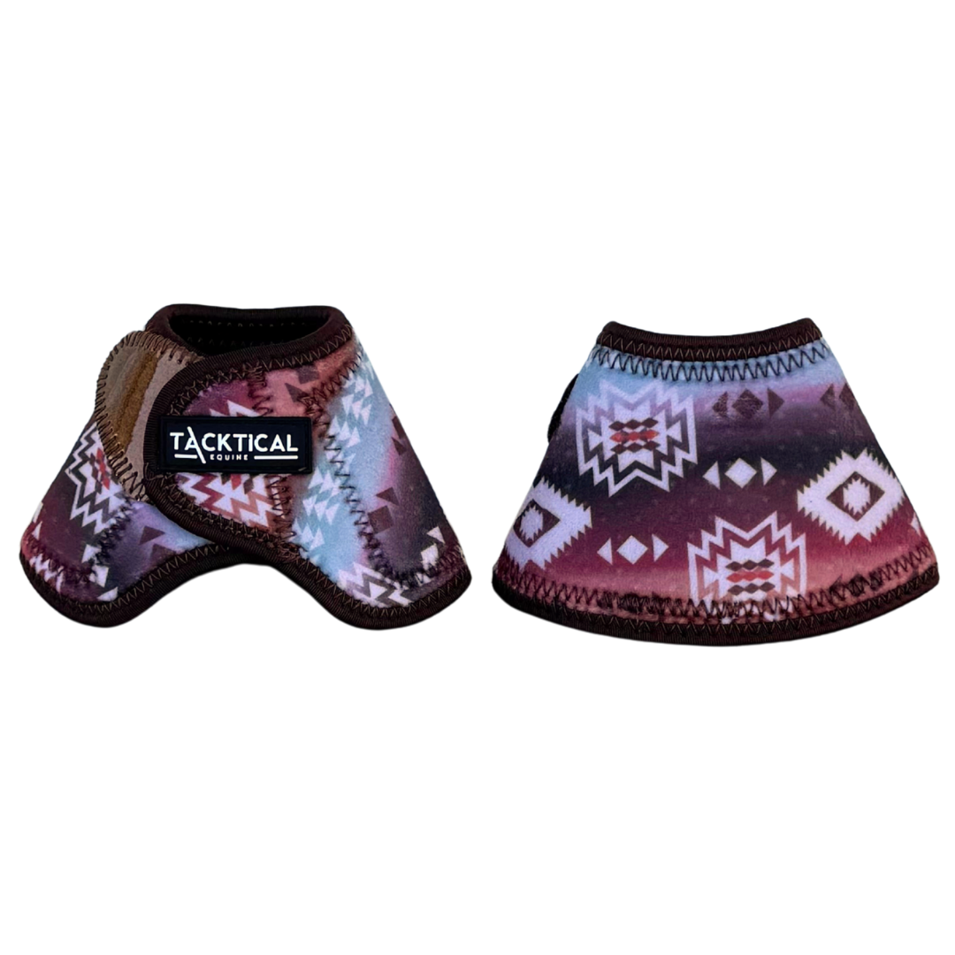 PIPER AZTEC WITH SPARKLE VELCRO BELL BOOTS