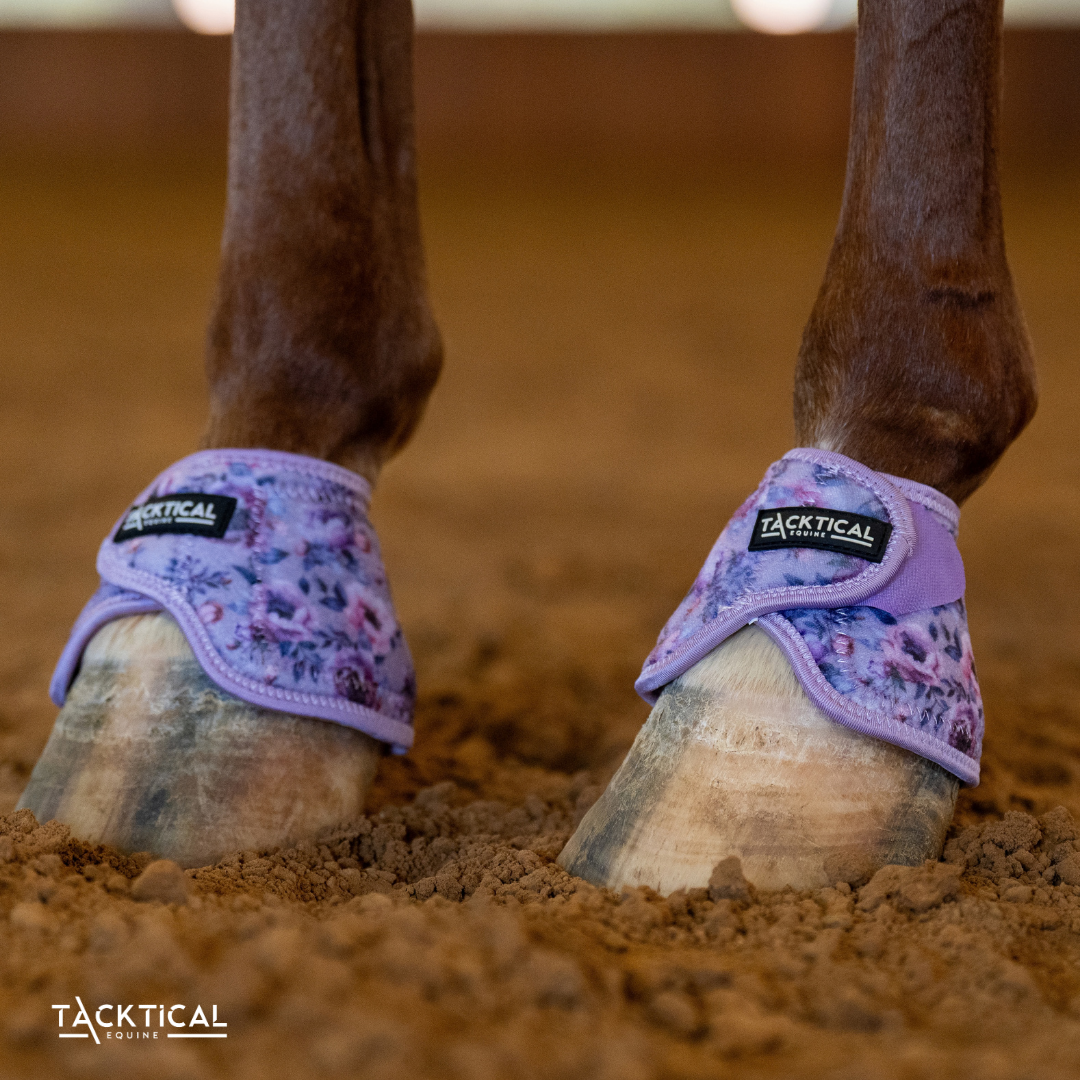 PURPLE PEONY BELL BOOTS