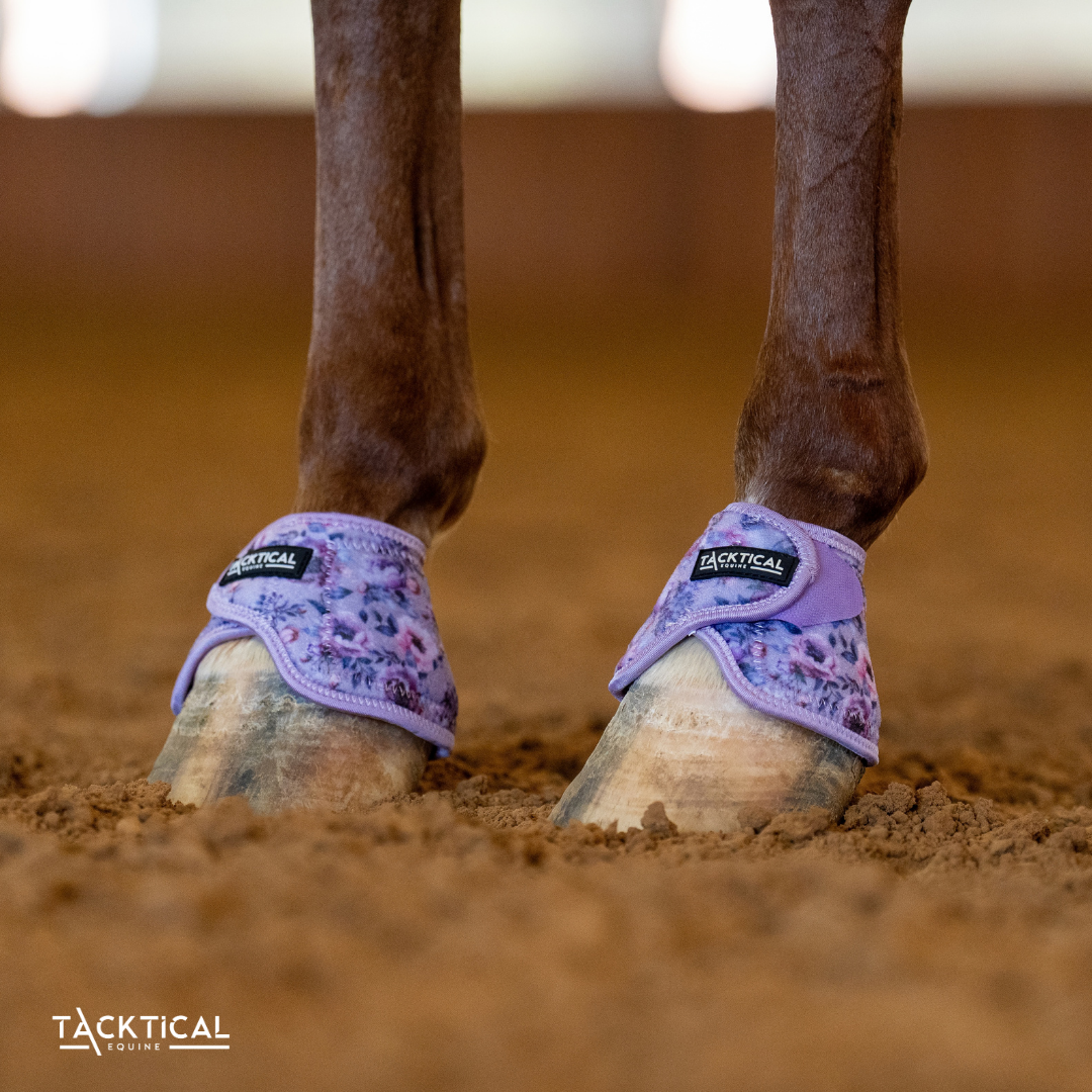 PURPLE PEONY BELL BOOTS