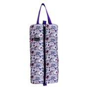 PURPLE PEONY HANGING BRIDLE BAG