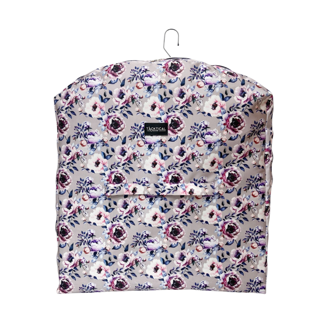 PURPLE PEONY GARMENT BAG