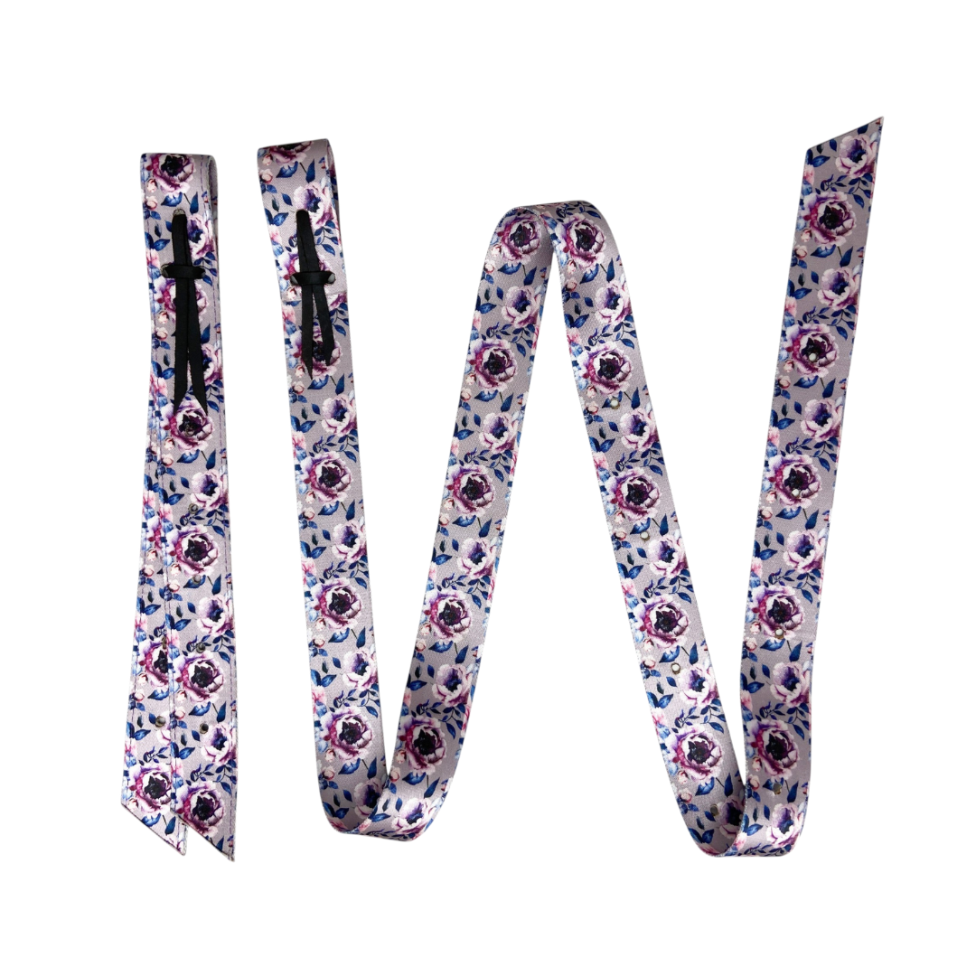 PURPLE PEONY LATIGO & OFF BILLET SET
