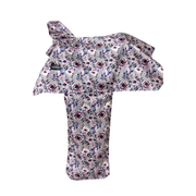 PURPLE PEONY SADDLE COVER