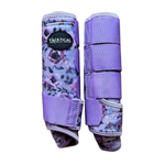Load image into Gallery viewer, PURPLE PEONY SPLINT BOOTS (PAIR)