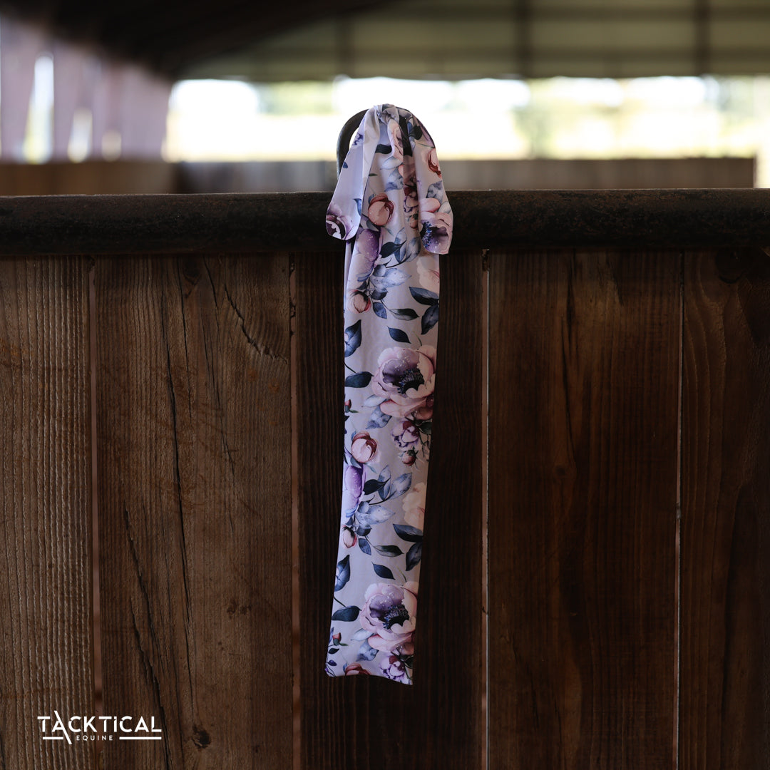 PURPLE PEONY TAIL BAG