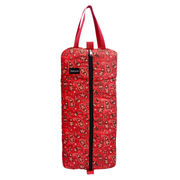RED BANDANA HANGING BRIDLE BAG