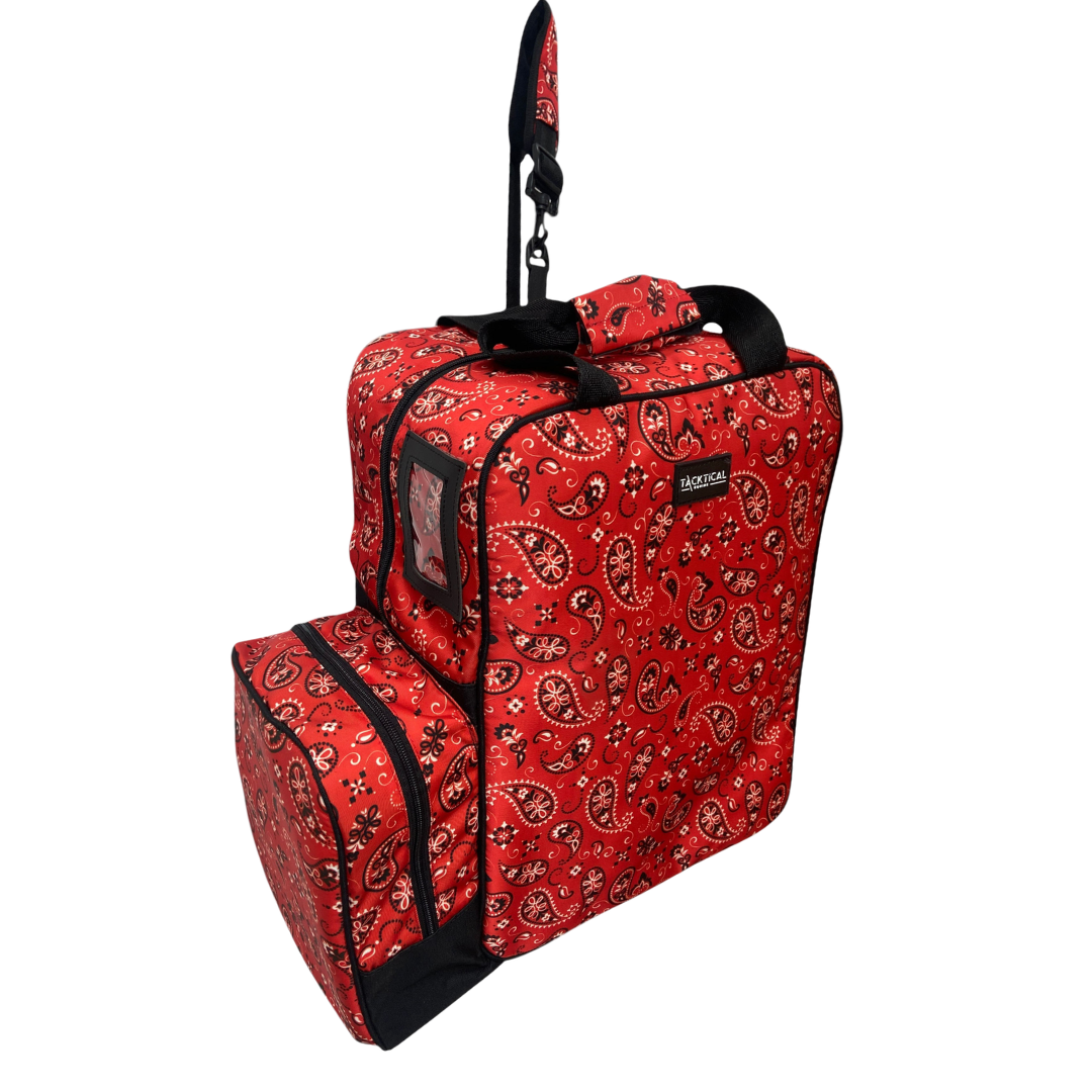 RED BANDANA ESSENTIAL RIDING BAG