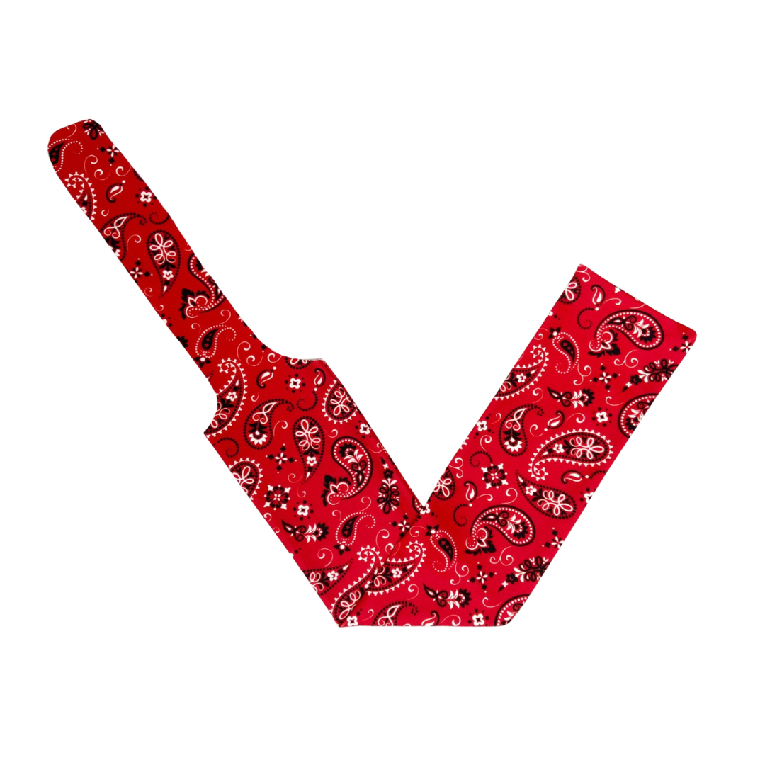RED BANDANA TAIL BAG