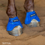 Load image into Gallery viewer, ROYAL BLUE WITH SPARKLE VELCRO BELL BOOTS
