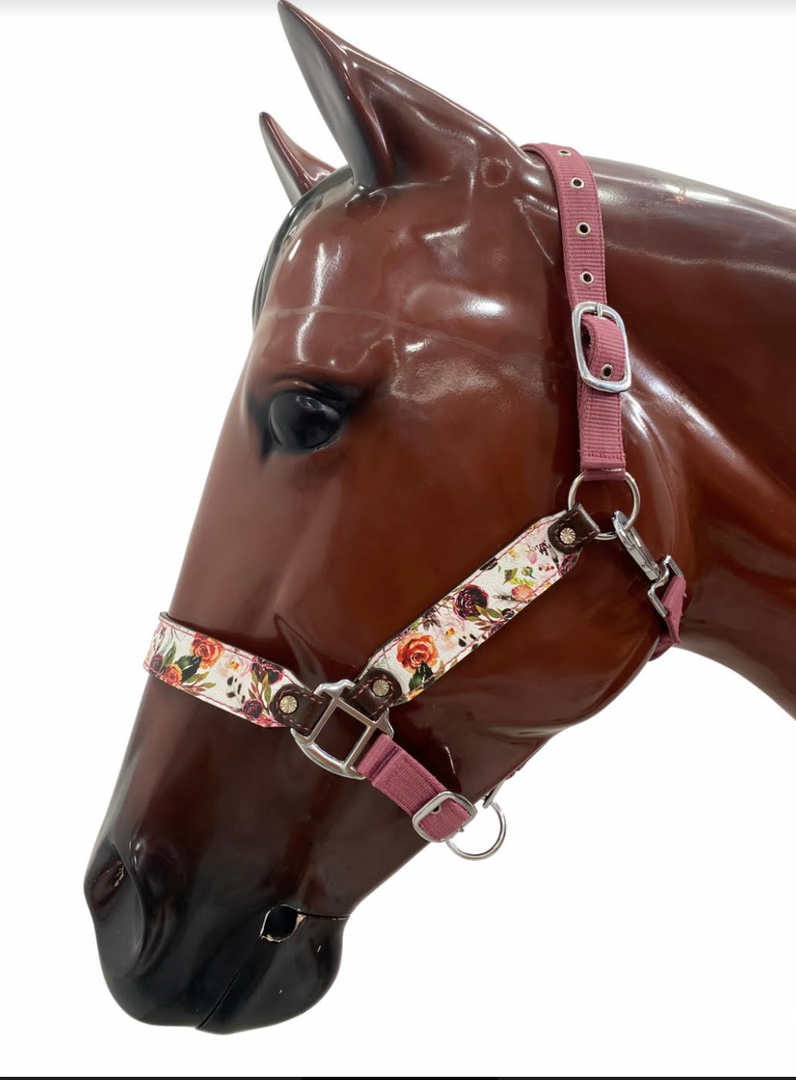 WILDFLOWER LEATHER HALTER BY TACKTICAL™