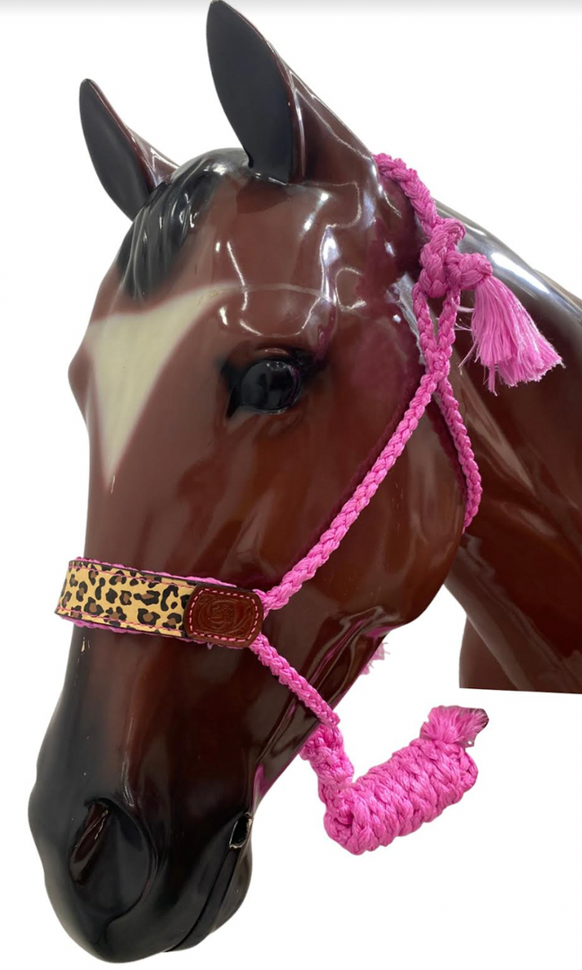 LEOPARD & HOT PINK MULE TAPE HALTER BY TACKTICAL™