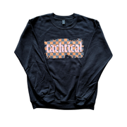 TACKTICAL BLACK RETRO CHECKERED CREWNECK