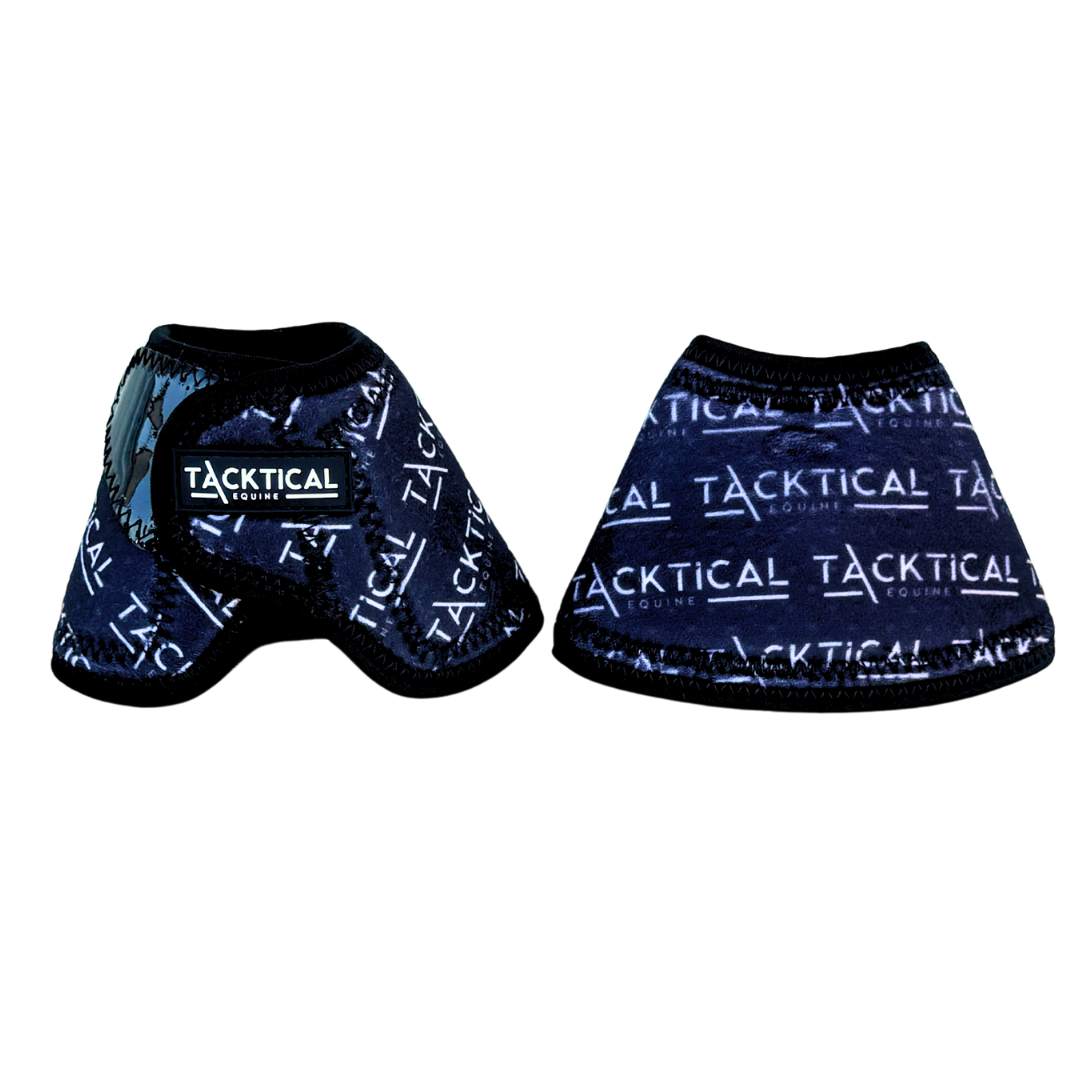 TACKTICAL LOGO WITH SPARKLE VELCRO BELL BOOTS