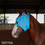 Load image into Gallery viewer, TURQUOISE HEAT DELUXE FLY MASK
