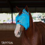 Load image into Gallery viewer, TURQUOISE HEAT DELUXE FLY MASK

