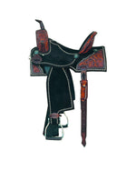 Load image into Gallery viewer, CHOCOLATE SMOKESHOW SADDLE (CHEYENNE ROLL)

