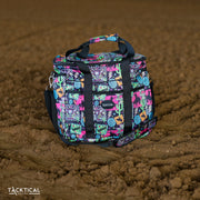 WESTERN NEON GROOMING TOTE WITH ZIPPER