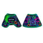 Load image into Gallery viewer, WESTERN NEON WITH SPARKLE VELCRO BELL BOOTS